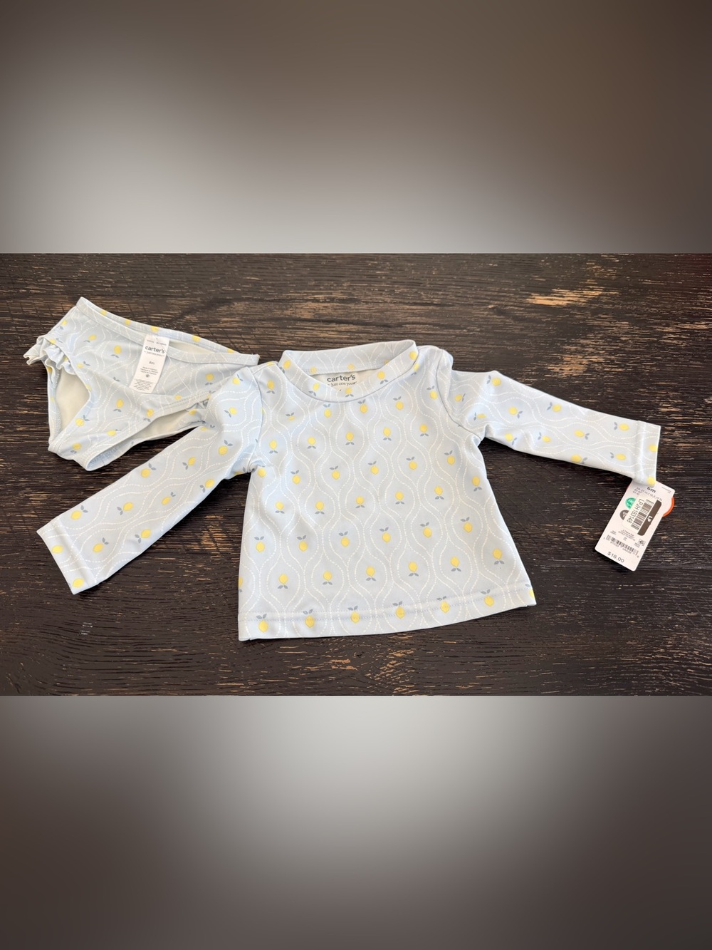 NWT Carter's Girls 2-Piece Swim - 6 months